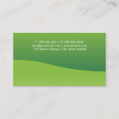 Ökologisch Visitenkarte (Rückseite)