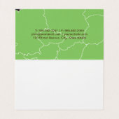 Ökologisch Visitenkarten (Innenseite Aufgefaltet)