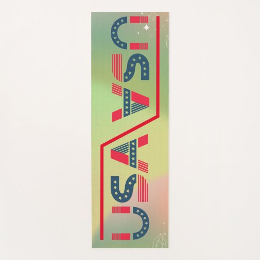 Ökologische ästhetische Yoga Mat Yogamatte (Vorderseite)