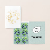 Ökologische Dankeschön-Karte Folienkarte (Anzeige)