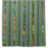 Ökologische Gefärbte Krawatte Duschvorhang (Vorderseite)