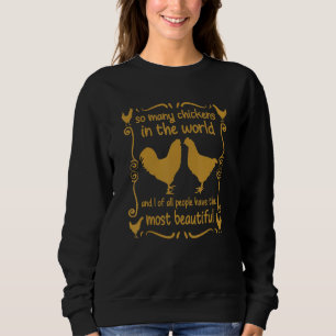 Ökologische Geflügelhaltung Landwirtschaft 1 Sweatshirt