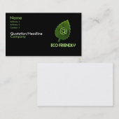 Ökologische Geschäfts-Karte Visitenkarte (Vorne/Hinten)