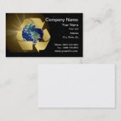 Ökologische Geschäftskarte Visitenkarte (Vorne/Hinten)