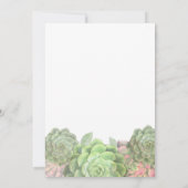 Ökologische Hochzeitseinladungen Einladung (Rückseite)