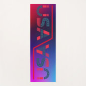 Ökologische Regenbogenfarbe Komfortabler Yogamat Yogamatte (Vorderseite)