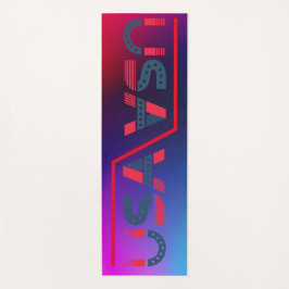 Ökologische Regenbogenfarbe Komfortabler Yogamat Yogamatte