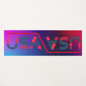 Ökologische Regenbogenfarbe Komfortabler Yogamat Yogamatte (Vorderseite (Horizontal))