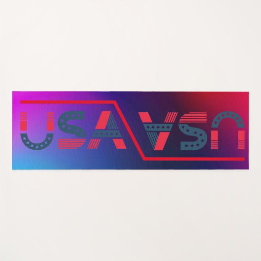 Ökologische Regenbogenfarbe Komfortabler Yogamat Yogamatte (Vorderseite (Horizontal))