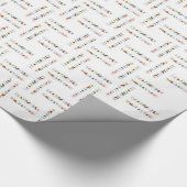 Ökologische Urlaubssaison Geschenkpapier (Ecke)