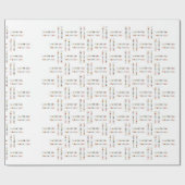 Ökologische Urlaubssaison Geschenkpapier (Flach)