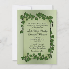 Ökologische Weinreben Einladung zur Hochzeit