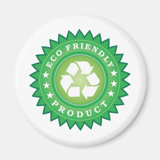 Ökologischer Aufkleber Magnet (Vorne)