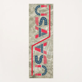 Ökologischer Design-Individuelle Name Yogamatte