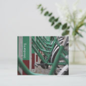 Ökologischer Nahverkehr Postkarte (Stehend Vorderseite)