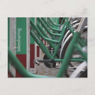 Ökologischer Nahverkehr Postkarte