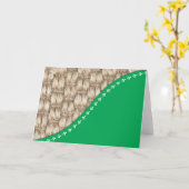 Ökologisches Design Karte (Gelbe Blume)