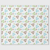 Ökologisches Dreieck Geschenkpapier (Flach)