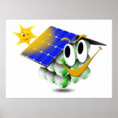 Ökologisches Haus Poster (Vorne)