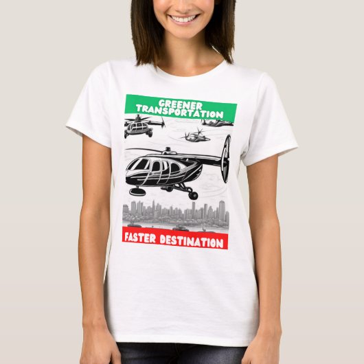 Ökologisierter Verkehr Schnelleres Ziel für UAM T-Shirt (Vorderseite)