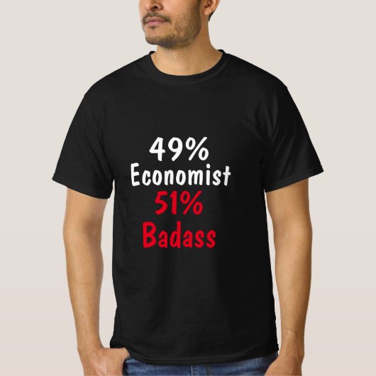 Ökonom Badass T-Shirt (Vorderseite)