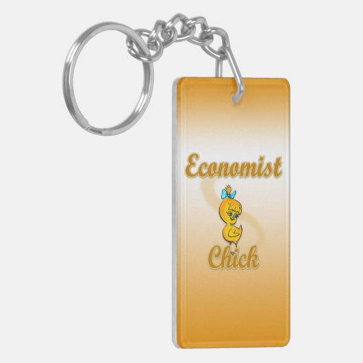 Ökonom Chick Schlüsselanhänger (Vorderseite links)