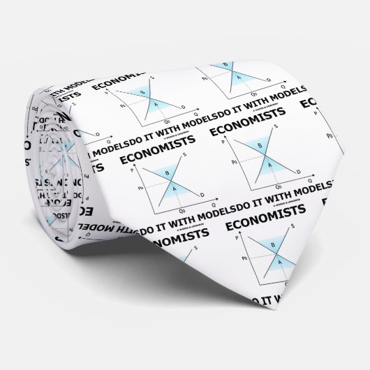 Ökonomen machen das mit Modellen (ökonomischer Spa Krawatte (Gerollt)