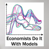 Ökonomen machen das mit Modellplakaten Poster (Vorne)