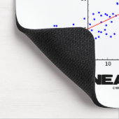 Ökonomen tun es auf lineare Weise (Regression) Mousepad (Ecke)