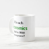 Ökonomie lehren kaffeetasse (Vorderseite Links)