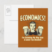 Ökonomie: Niedrigsteuersatz Postkarte (Vorne/Hinten)