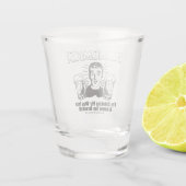 Ökonomie: Niedrigsteuersatz Schnapsglas (Rückseite)
