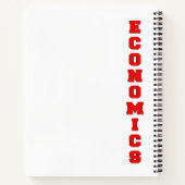 Ökonomie Notizblock (Rückseite)