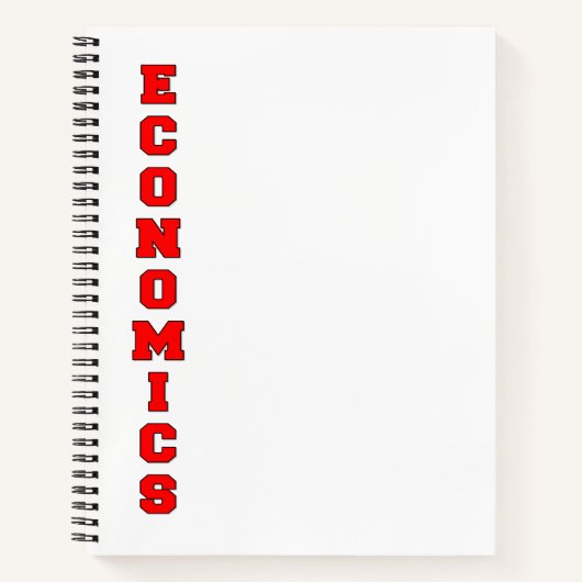 Ökonomie Notizblock (Vorderseite)