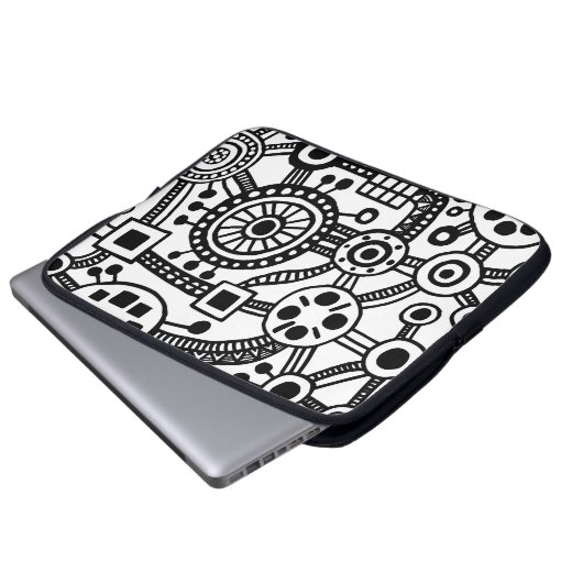 Ökosystem III Laptopschutzhülle (Vorne Knopf)