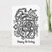 Ökosystem III - Schwarz in Weiß Karte (Vorderseite)