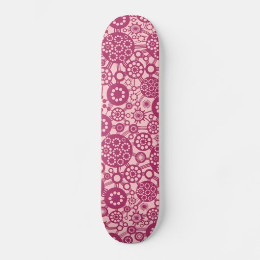 Ökosystem - Kriminalität in verblassenem Rosa Skateboard (Vorderseite)