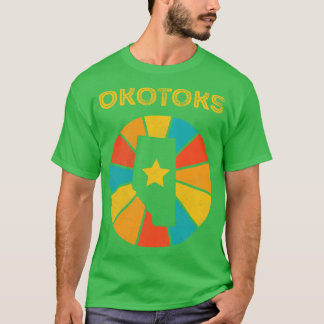 Okotoks Alberta Canada Vintag Distressed Souvenir T-Shirt