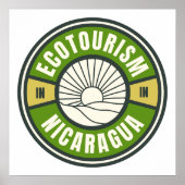 Ökotourismus in Nicaragua Langsames Reisen Poster (Vorne)