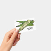 Okra-Cartoon-Abbildung Ausweis (Handheld)
