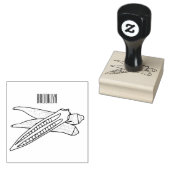 Okra-Cartoon-Abbildung Gummistempel (Stempel)