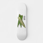 Okra-Cartoon-Abbildung Skateboard (Vorne)