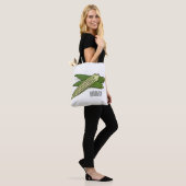 Okra-Cartoon-Abbildung Tasche (Am Model)