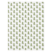 Okra-Cartoon-Abbildung Tischdecke (Vorderseite)