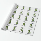 Okra Gemüse Veggie Botanisch Geschenkpapier (Ungerollt)