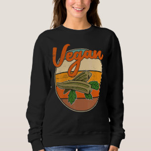 Okra Gemüsesorten Marshmallow Vegan Vegetarisches Sweatshirt