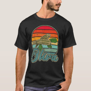 Okra Gemüsesorten Marshmallow Vegan Vegetarisches  T-Shirt