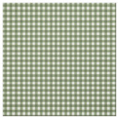 Okra Green Checked Gingham für Zuhause Canning Lid Stoff (Muster)