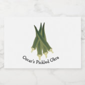 Okra Lebensmitteletikett (Einzelnes Label)
