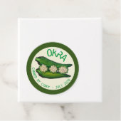 Okra Pods Veggie Gemüse Gumbo Dosen von Geschenkanhänger (Beispiel)